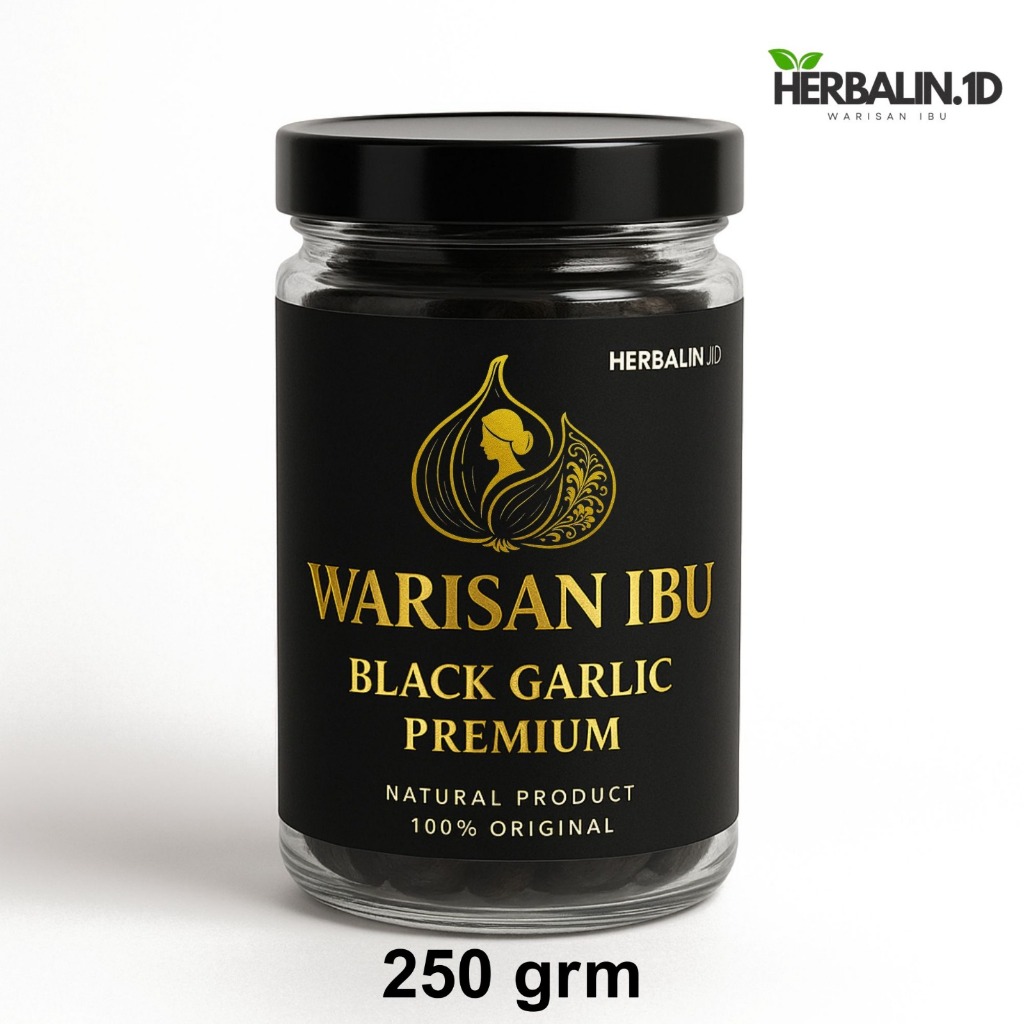 

Bawang Hitam 250 gram (Black Garlic) Bawang Hitam Original Black Garlic Premium Bawang Herbal