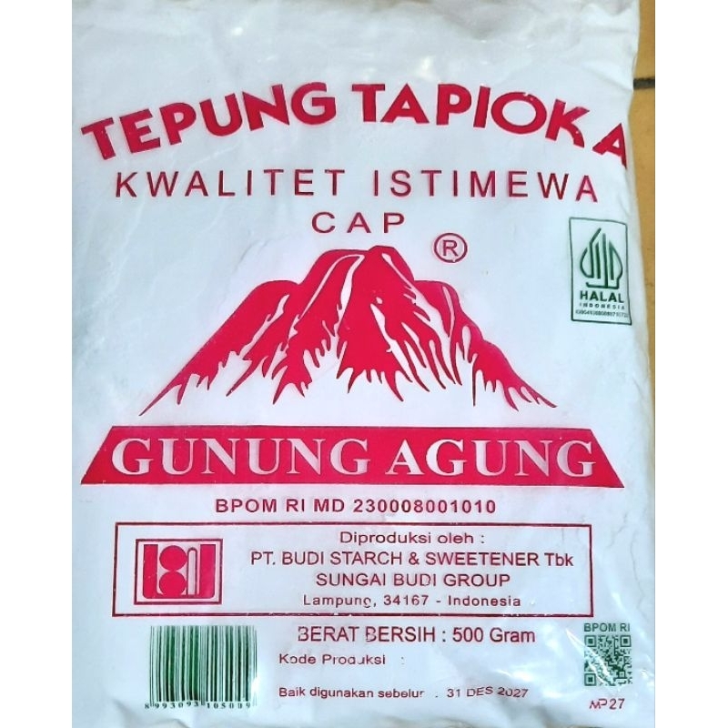 

TEPUNG TAPIOKA 500gr GUNUNG AGUNG