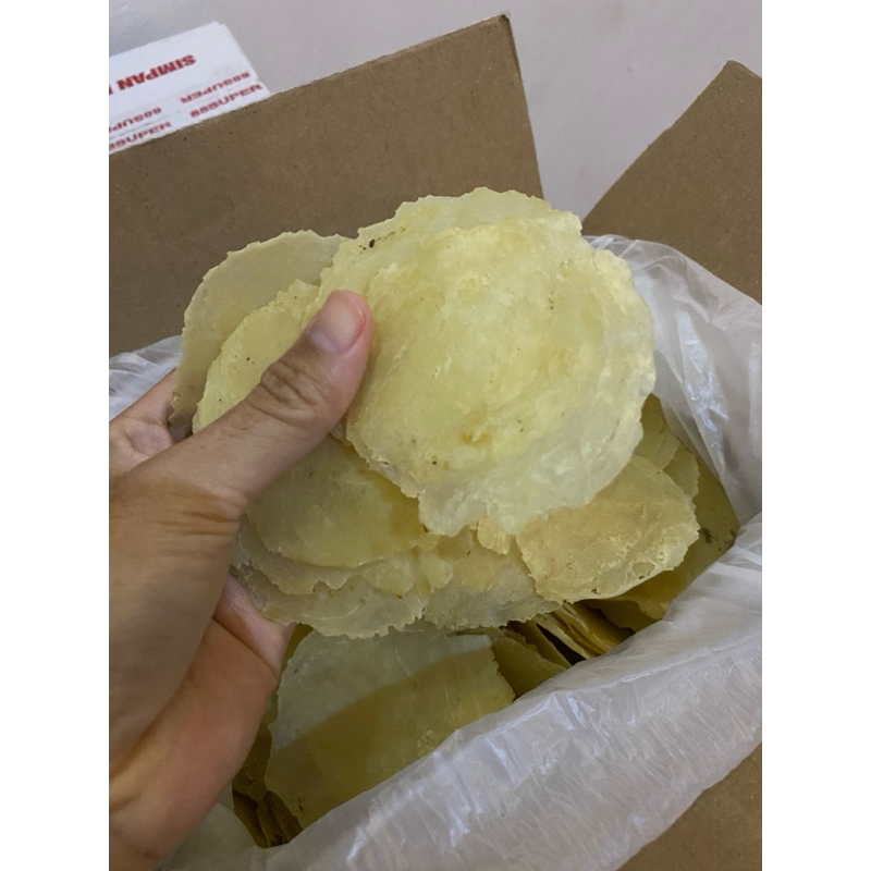 

Emping Mlinjo Mentah Super Khas Limpung Grade A Kemasan 1 KG Lebar Tipis LB