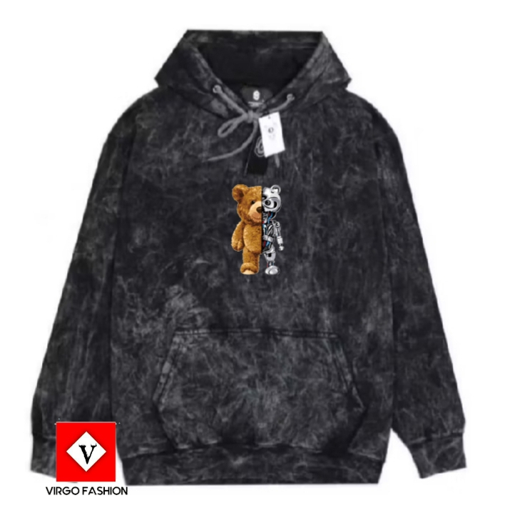 Sweater Hoodie Washing Teks Bear Rbt Jumper Unisex / Sweater Washing / Sweater Tie Dye / Sweater Hoo