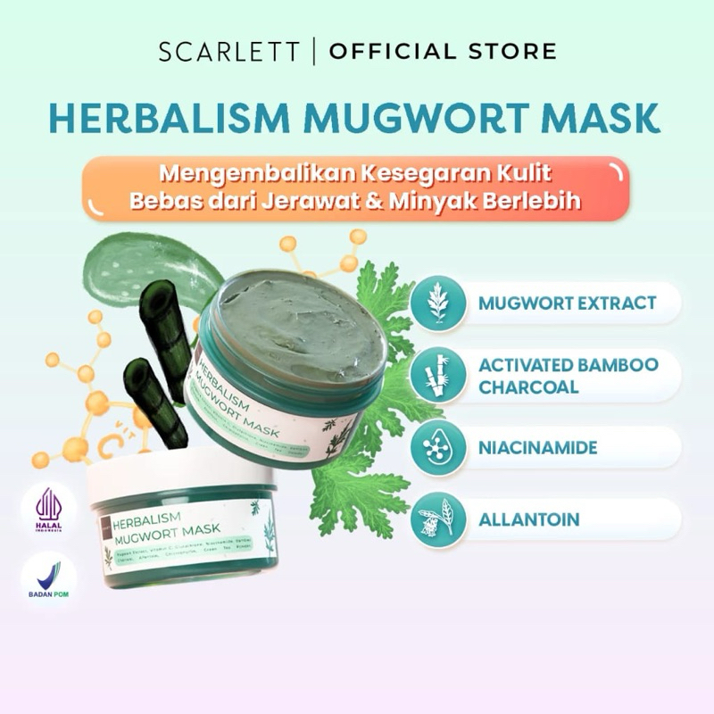 herbalism mugwort mask scarlett
