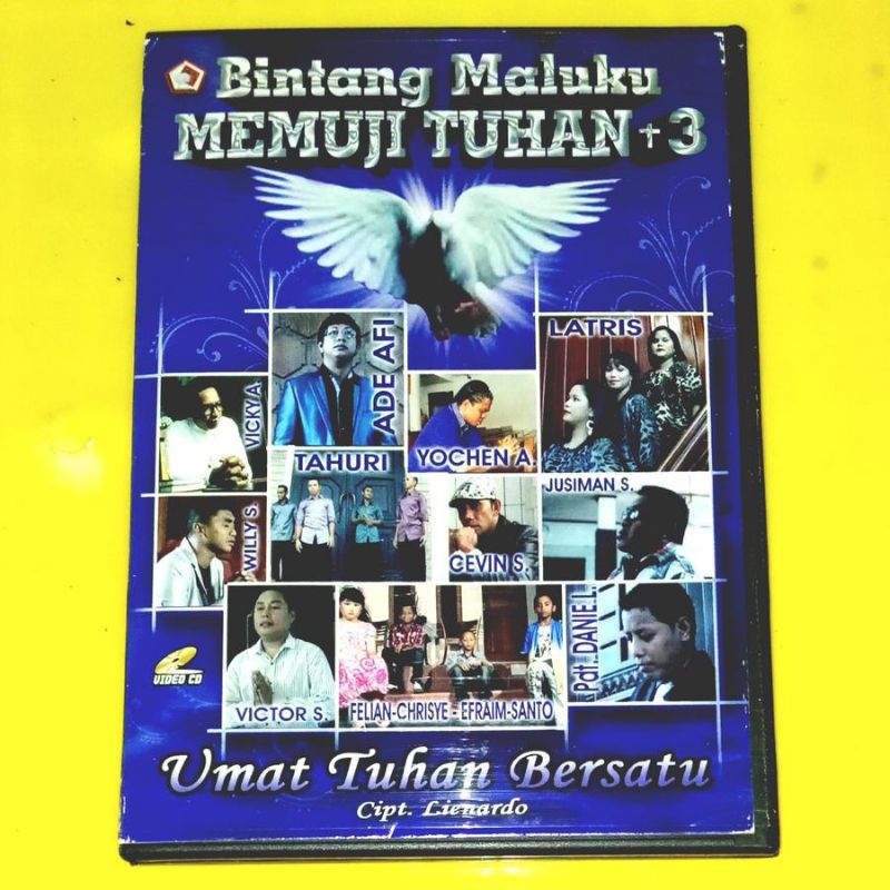 VCD Bintang Maluku MEMUJI TUHAN 3 FELIAN SANTO CHRISYE EFRAIM YOCHEN AMOS Jusiman Syahailatua ADE AF