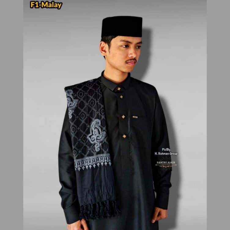 KODE N92J Sorban Kashmiri Hijau Sorban Yaman Printing Ridha Yamani Printing Motif  Cod Sorban Arab S