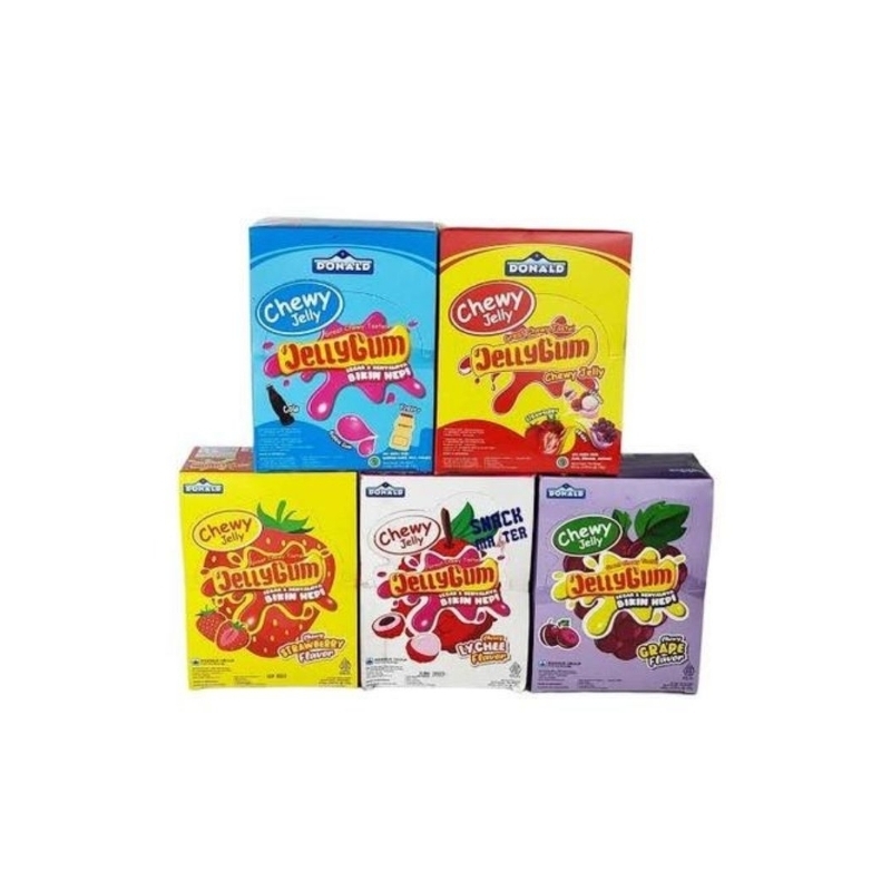 

DJ DONALD JELLY GUM 24x23g VARIAN RANDOM