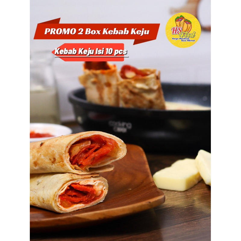 

Promo 2 Box Kebab keju HS Food - HALAL