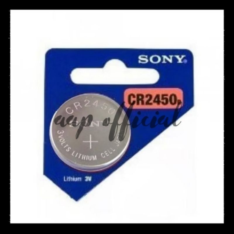 Batrai Sony Murata 2450 Sony CR2450 CR-2450 Original Baterai