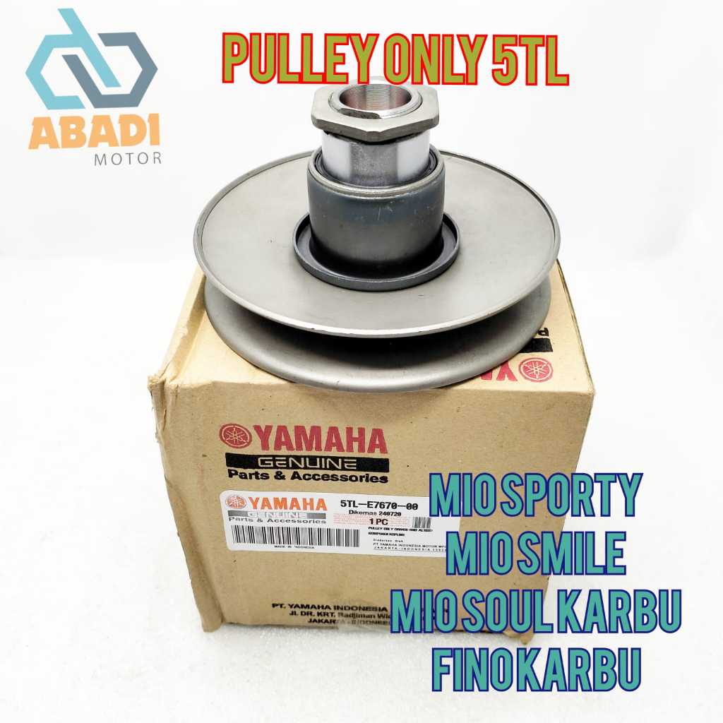 Pully Puly Only Ori Yamaha 5TL Mio Sporty Fino Karbu Mio Smile Mio Soul Carbu  Pulley Puli Onli Bela