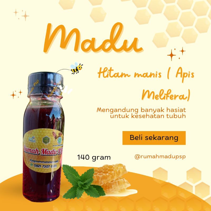 

Rumah Madu Psp - Madu Hitam 100% Pure Natural Raw Honey