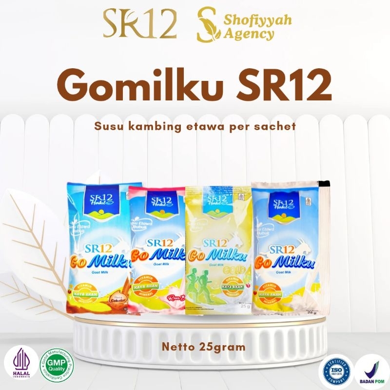 

GOMILKU SR12 1sachet susu etawa bubuk
