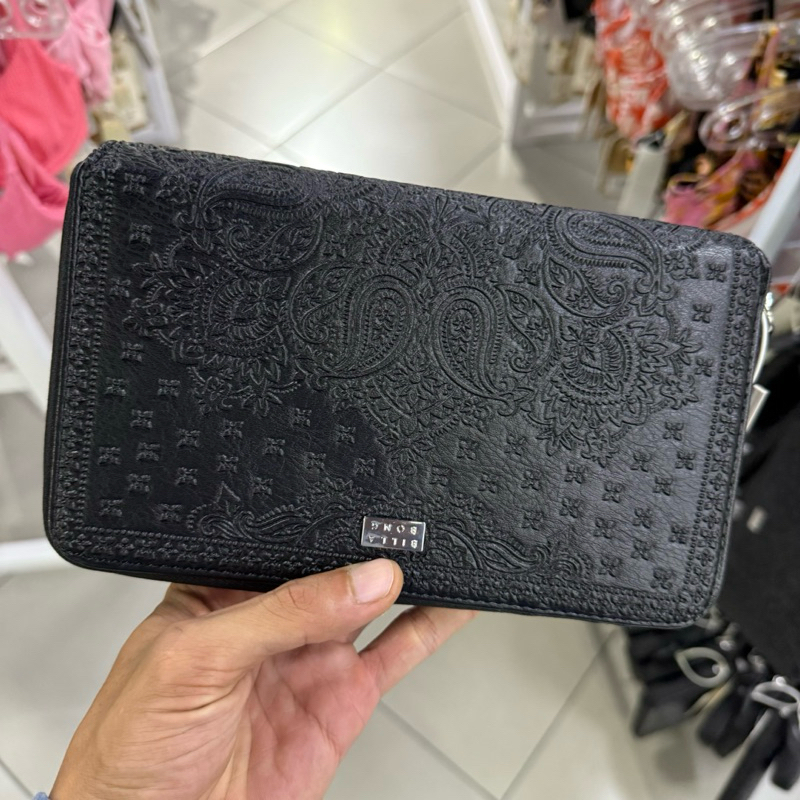 dompet wanita billabong original pandana mandala travel wallet blak