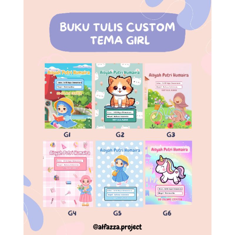 

Buku Tulis Custom Nama