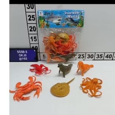 Animal Figure Binatang Laut Besar / Miniatur Binatang Hewan Laut / Binatang Karet