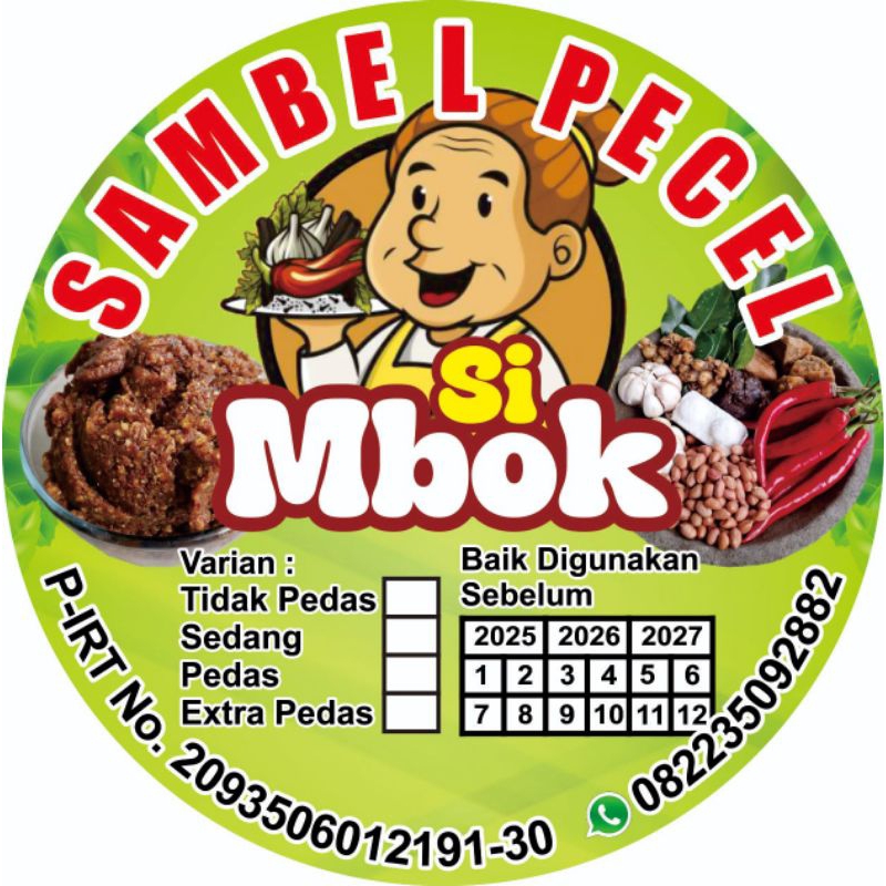 sambel pecel sambel kacang 1 kg
