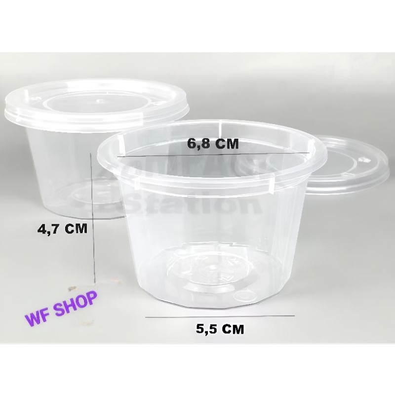 Isi 25pcs Thinwall DM 100 ml /CUP PUDING 100ml