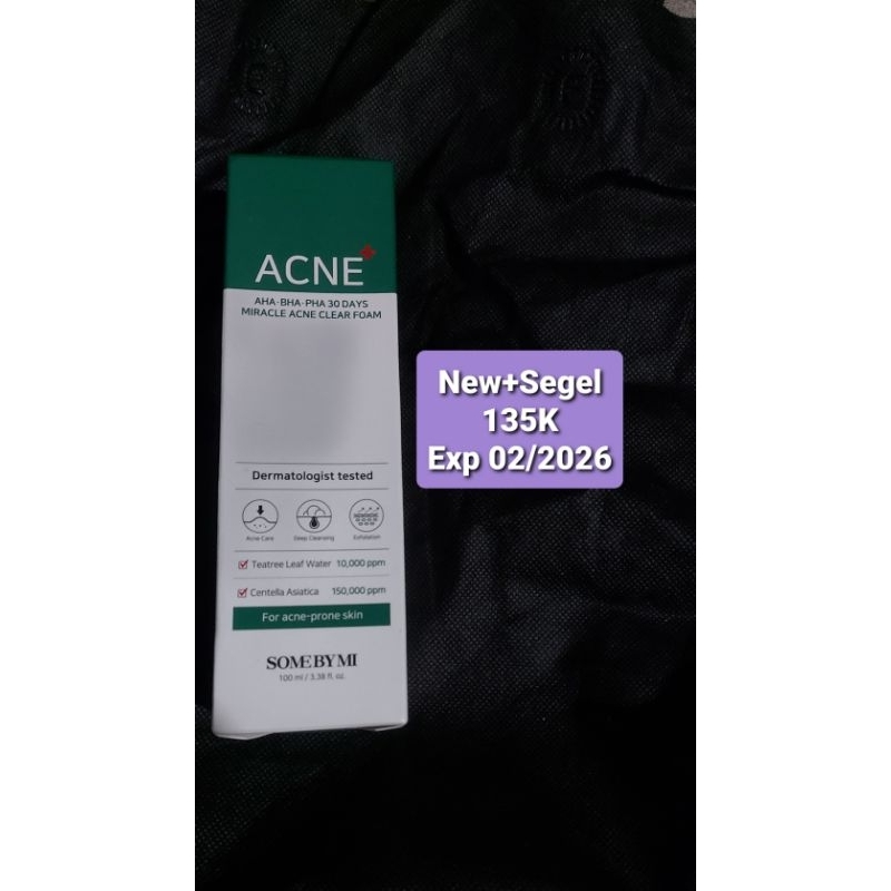 Some by Mi AHA BHA PHA 30 Days Miracle Acne Clear Foam 100ml (exp 2026)