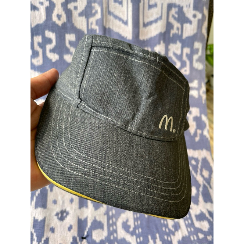 vintage cap hat topi 5 panel preloved second mcdonald timeless
