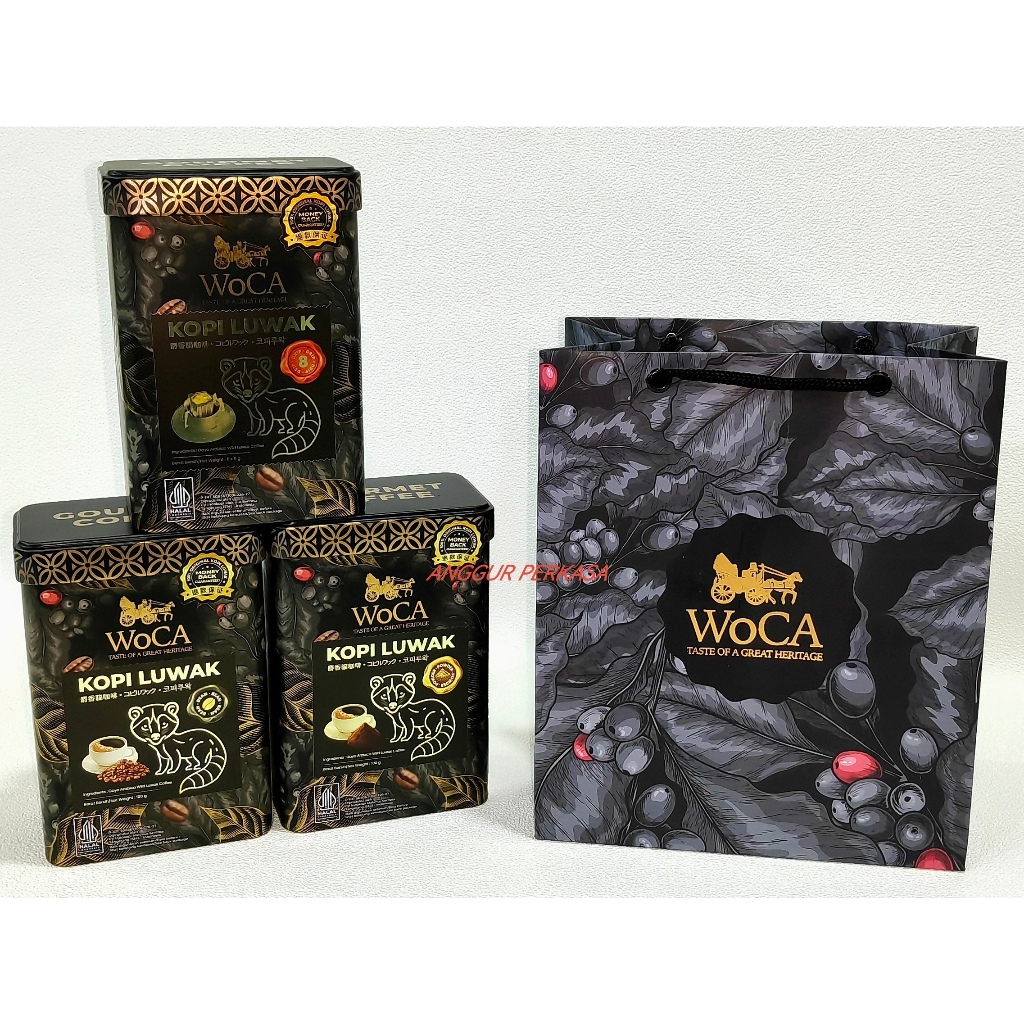 

Kopi Luwak Gayo 3 Pcs - Woca Gourmet [Kemasan Kaleng]