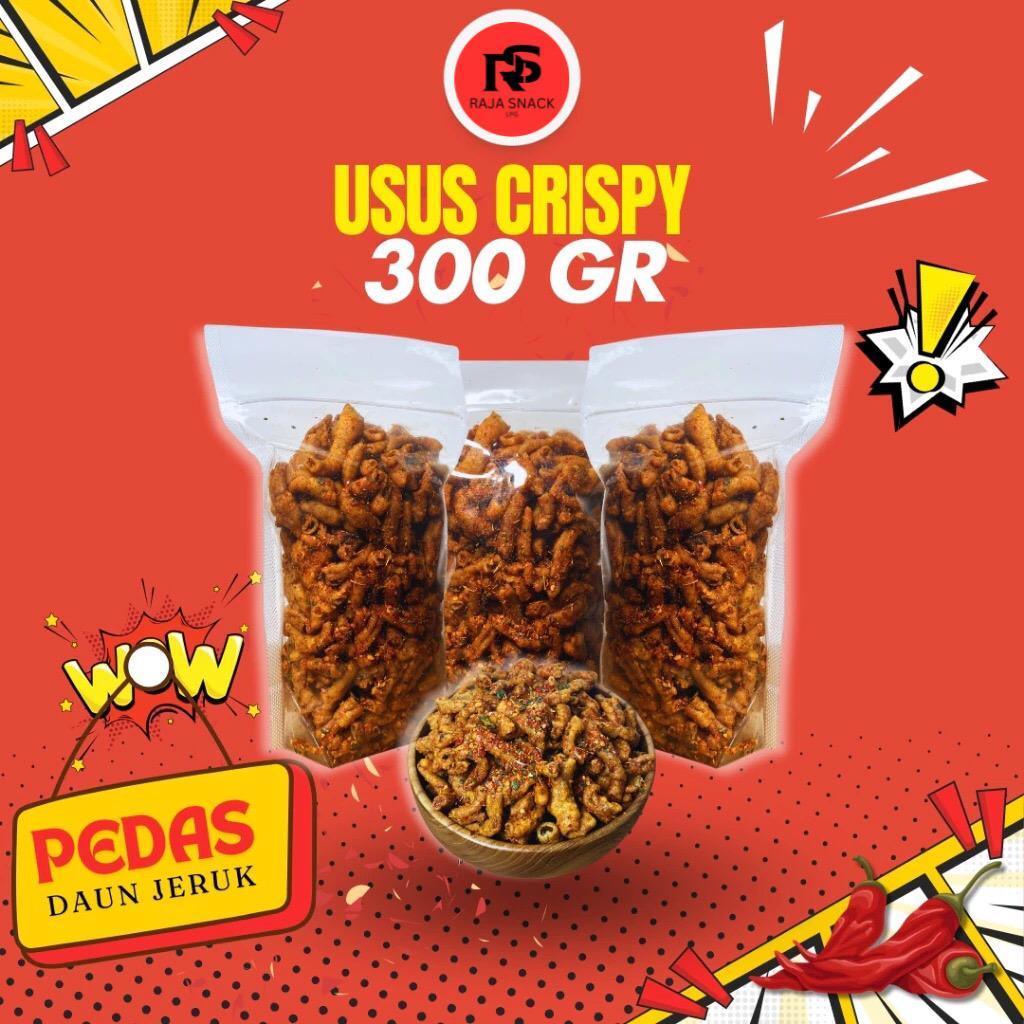 

Keripik Usus Ayam Crispy Pedas Daun Jeruk 300gr