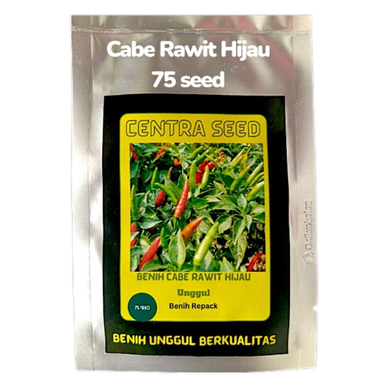 

Benih Cabe Rawit Hijau Unggul Kemasan Repack - 75 seed