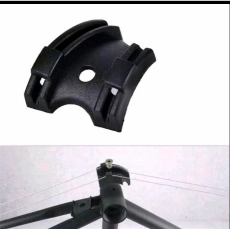 jalur kabel adaptor clamp klem tali shifter bawah BB cable guide fd rd sepeda
