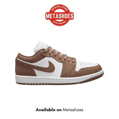 Sepatu Basket Air Jordan 1 Low Women's Basketball Shoes - Brown Original