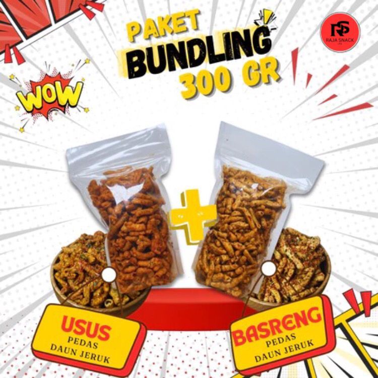 

BANTING HARGA BUY 1 GET 1 !!! USUS AYAM CRISPY 300GR FREE BASRENG 300GR
