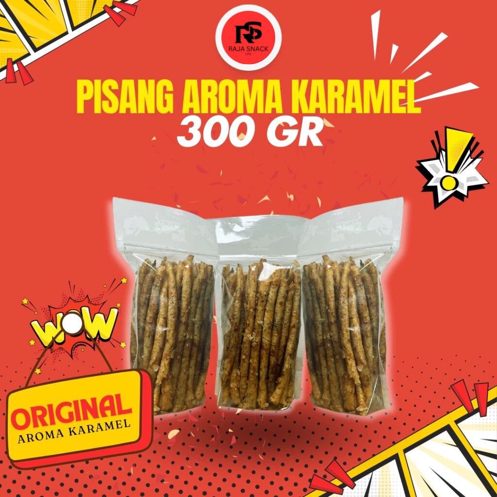 

PALING LARIS..Pisang Aroma Karamel 300gr RENYAH