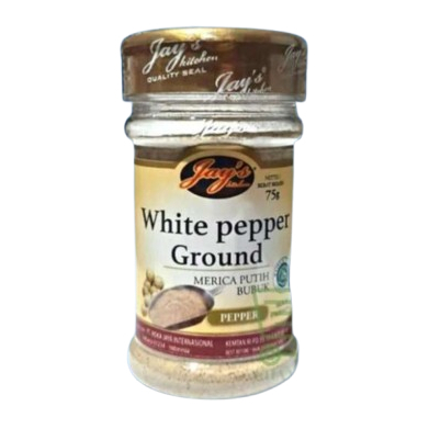 

JAYS MERICA/LADA PUTIH BUBUK/WHITE PEPPER GROUND BTL 75 GR 8997014380285