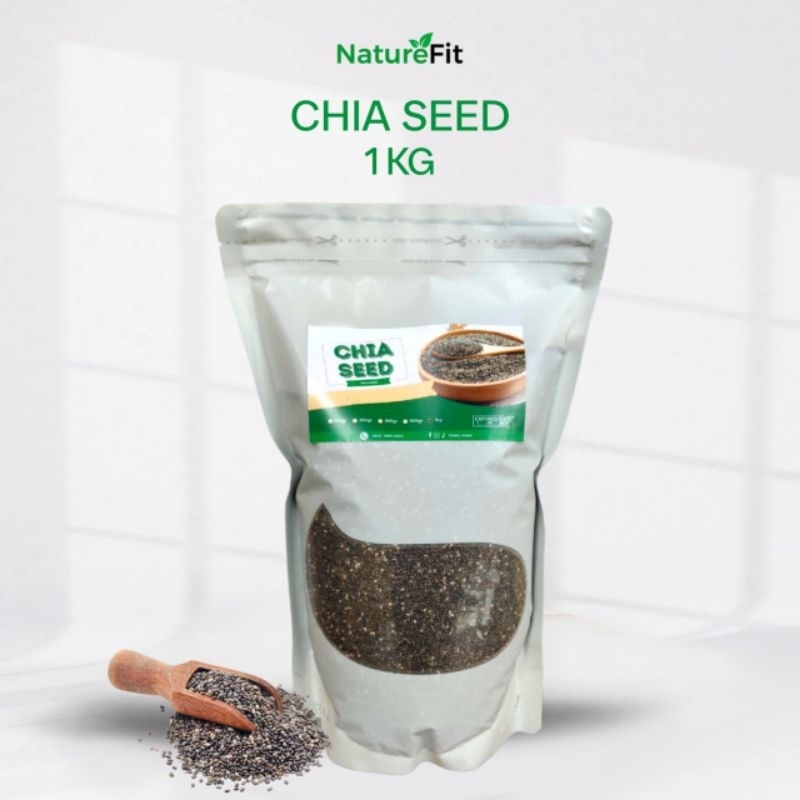 

COD Organic Black Chia Seed | Biji Chiaseed Original Premium 1kg