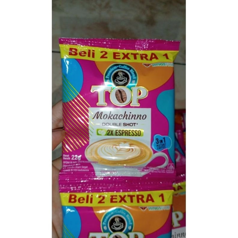 

Dapat 3pcs - Top Mokachino Top Coffee Kopi mocca 3pcs x 22gr