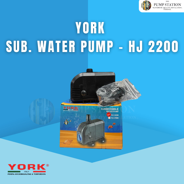 York - Pompa celup HJ 2200. Pompa celup akuarium
