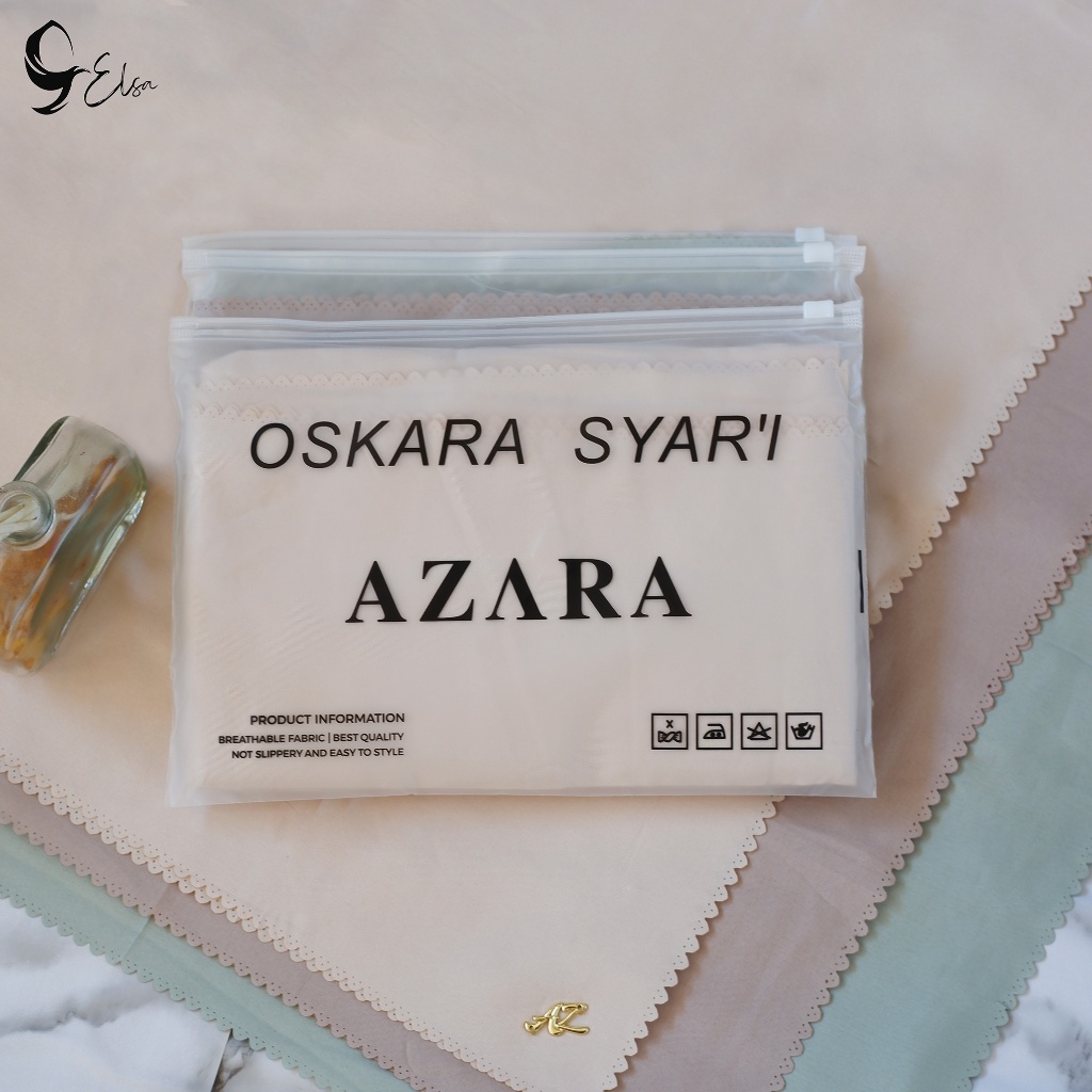 Hijab Segiempat Azara Oskara Syar'i Premium Jumbo 130/130 Laser Cut