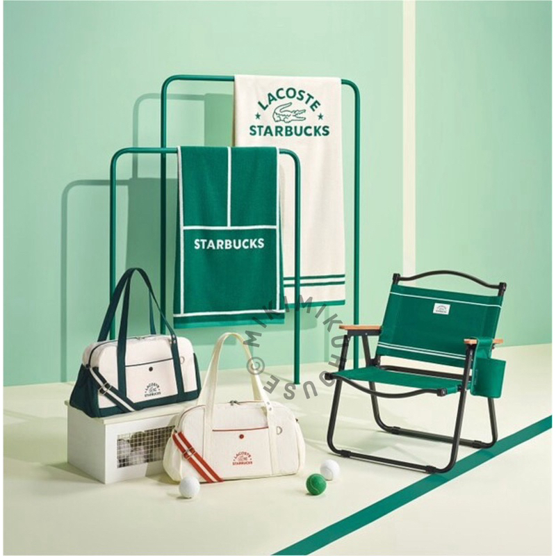 KOREA EXCLUSIVE STARBUCKS SUER COLLABORATION TENNIS BAG GOLF SPORT