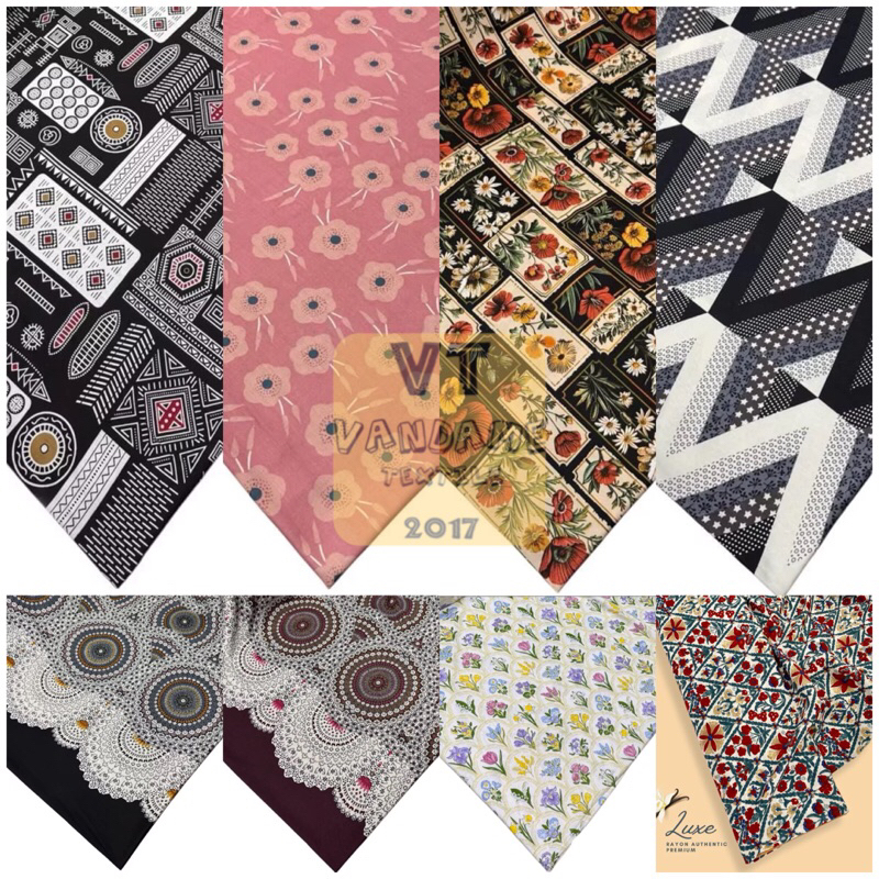 Kain Katun Rayon Viscose | Kain Katun Rayon Premium | Kain Katun Rayon Motif