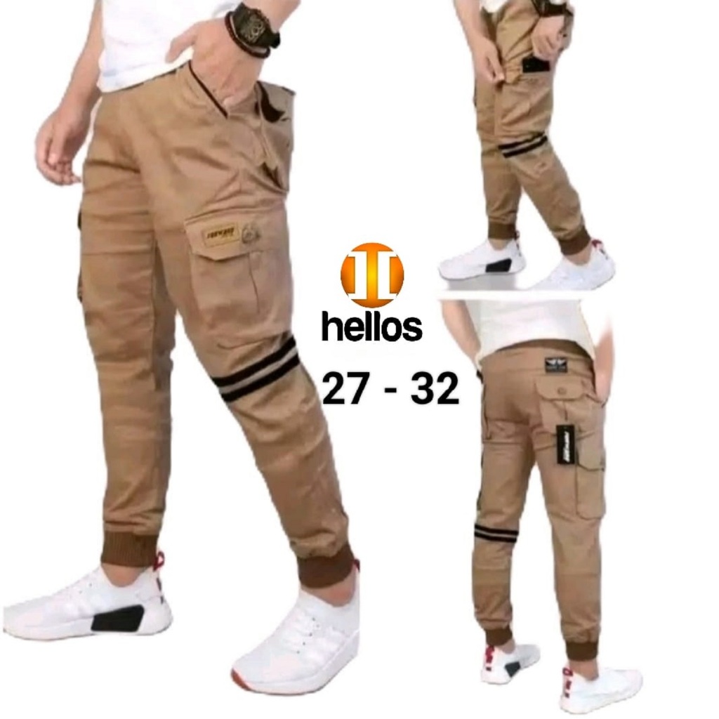 Celana Panjang Pria Celana  Chino Celana  Joger Celana Cargo Celana Strip Naruto (27 - 32)