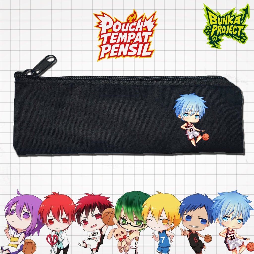 

Pouch Tempat Pensil Anime Kuroko no Basuke Murah Bahan Souvenir Pernikahan Bisa Bayar Ditempat cod Gift Anniversary Couple Hampers Kado