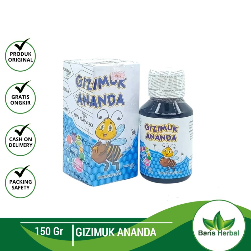 

Madu gemuk Badan Anak | Gizimuk Ananda 150gr Original