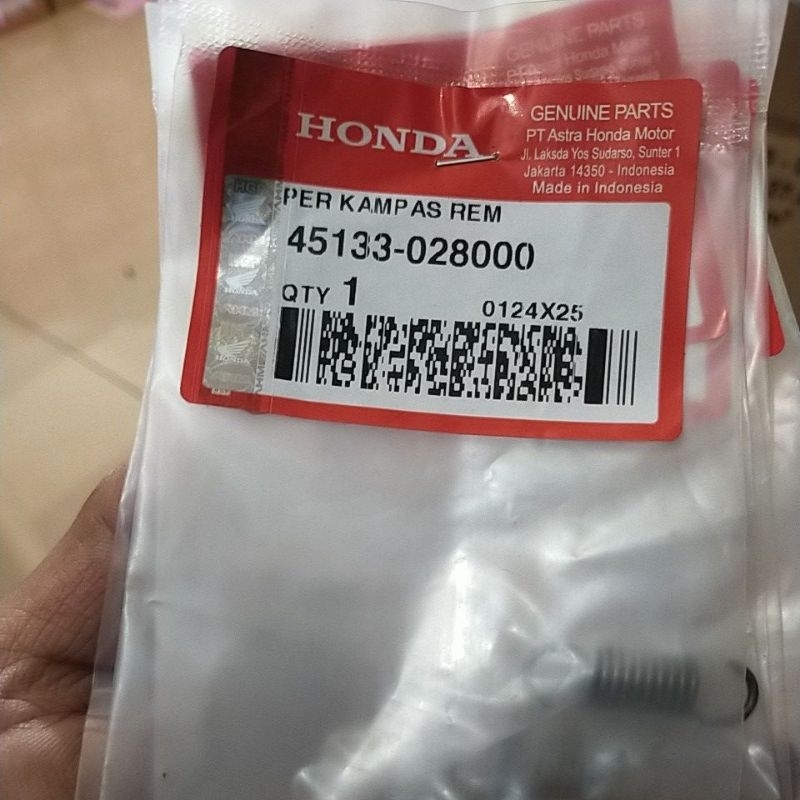 45133-028-000 PER KAMPAS REM GRAND HGP AHM 100% ORIGINAL 45133028000