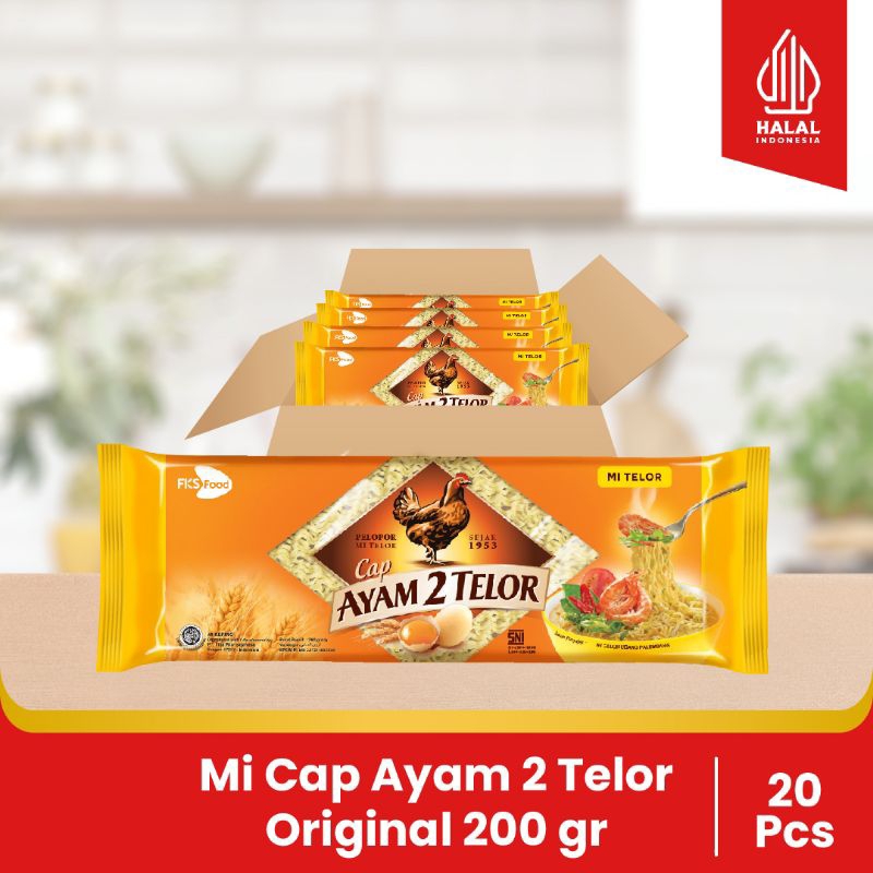 

Mie Cap Ayam Telor Original 1 karton 20 pcs 200gr