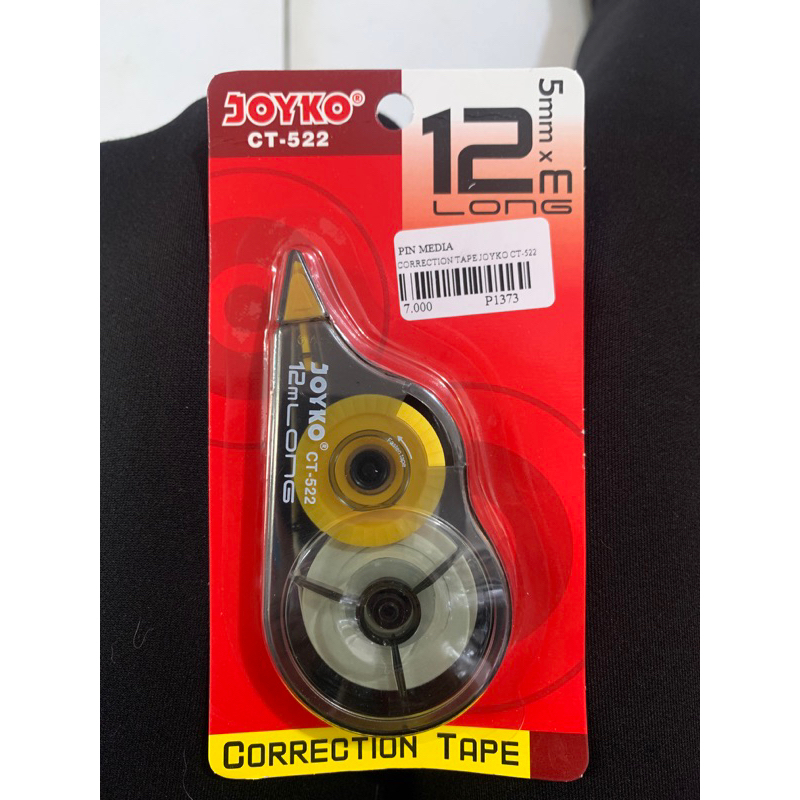

Tip x kertas atau correction tape joyko CT-522