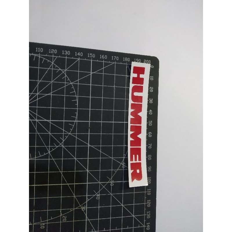 

stiker cutting hummer