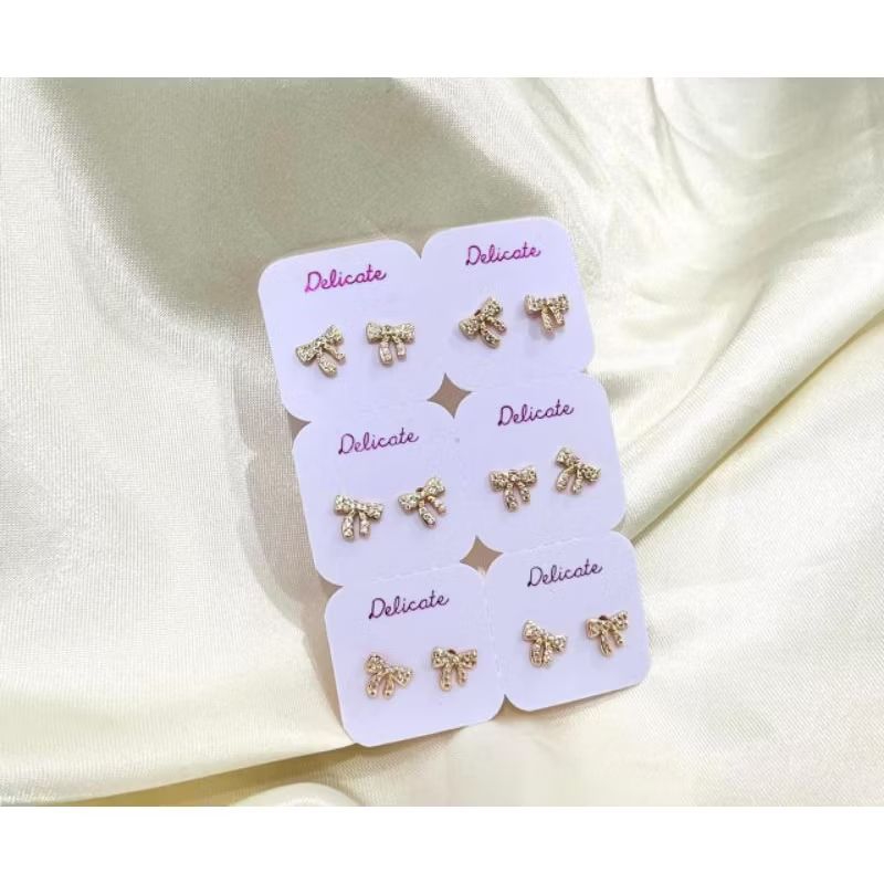 Anting tusuk pita kecil terbaru xuping premium