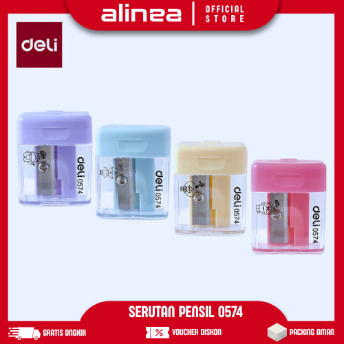 

Penyerut Pensil Lucu Warna Warni Deli Comiko 0574