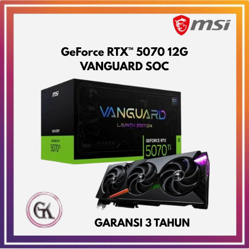 MSI RTX 5070 12G VANGUARD SOC LAUNCH EDITION / RTX5070
