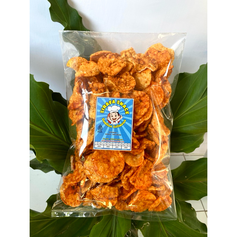 

SARI KENTANG 500gr - Camilan Istimewa Snack Pedas manis renyah (SIRAFA SNACK)