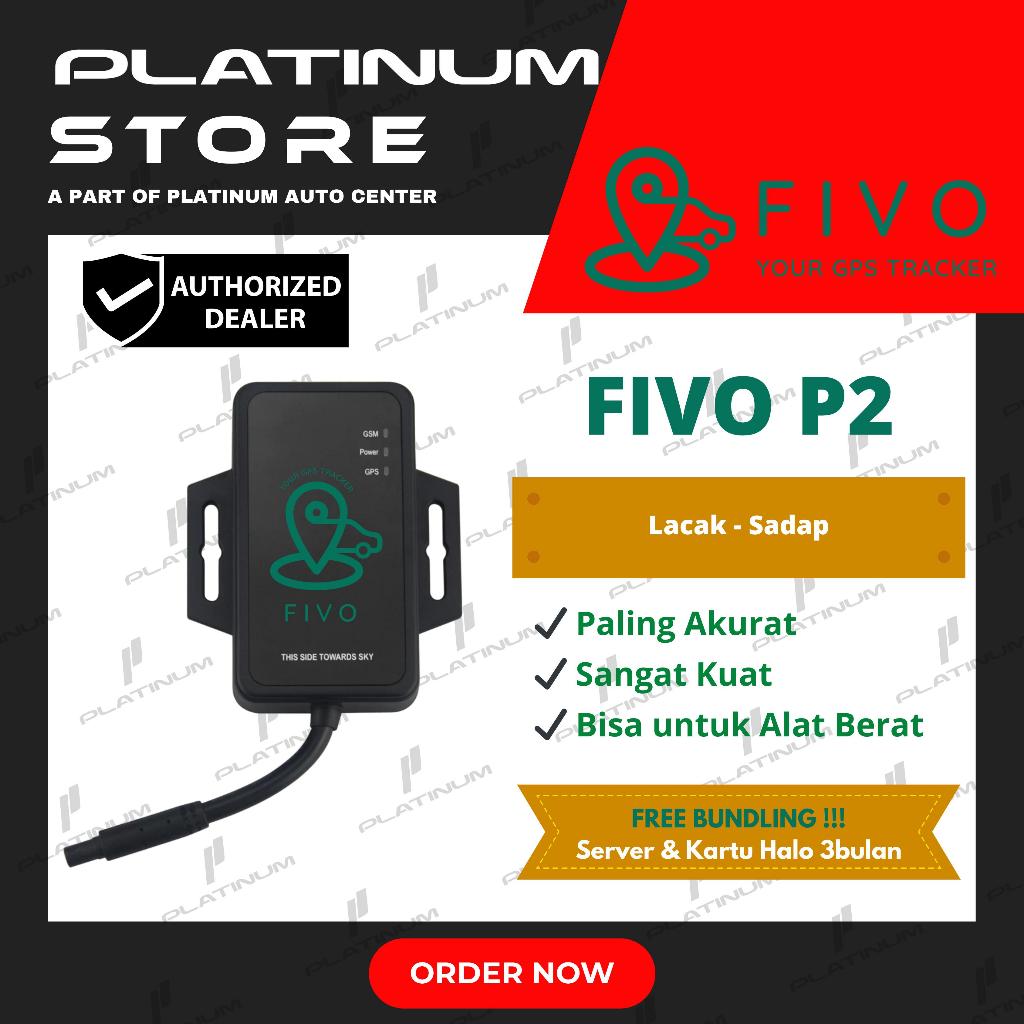 FIVOGPS P2 – GPS Tracker Tanpa Instalasi Mobil, Motor & Alat Berat| Lacak Real-Time & Sadap Suara