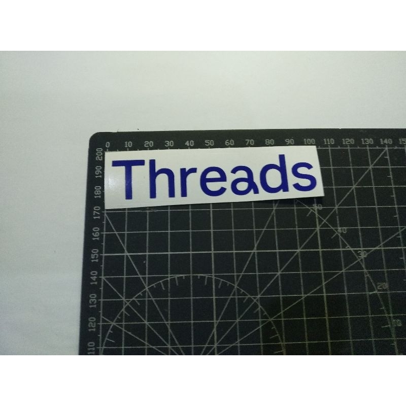 

stiker cutting threads