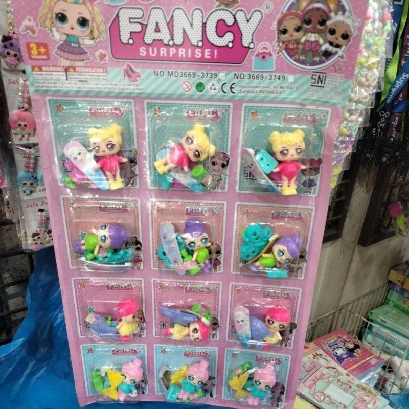 Grosir Fancy LOL Mainan Anak-anak Barbie Kep Rambut