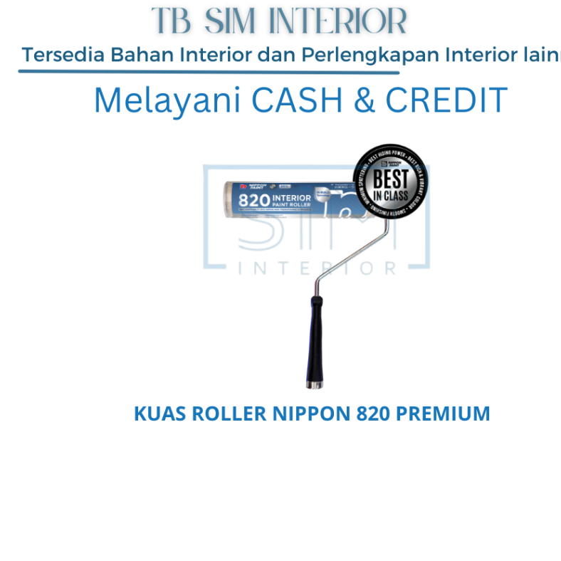 NIPPON PAINT 820 INTERIOR PAINT ROLLER