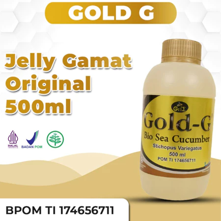 Gold G 500 ml Bio Sea Cucumber / Gamat Gold G 500 ml / Jelly Gamat / Jelly Gamat Gold G 500ml / Gold